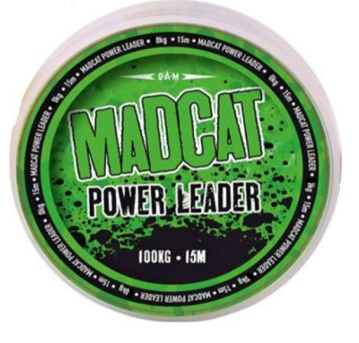 Плетеный шнур Dam Madcat Power Leader 100кг 15м