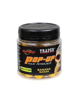 Бойлы Traper POP-UP Expert, 12mm, 50g, Banan Бойлы Traper POP-UP Expert, 12mm, 50g, Banan