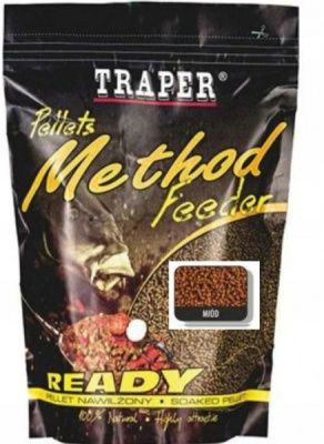 Пеллеты Traper Method Feeder Ready Miód 2мм 500г Пеллеты Traper Method Feeder Ready Miód 2мм 500г