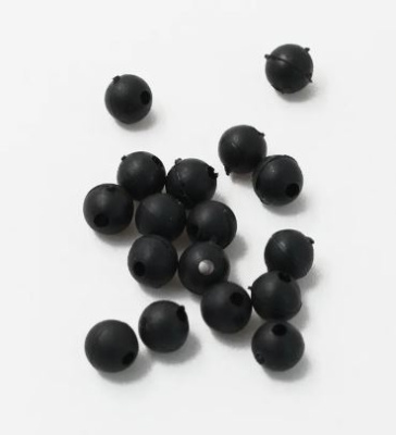 Бусина фидерная Namazu PVC d7,0 мм черная¶ Бусина фидерная Namazu PVC d7,0 мм черная¶