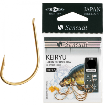 Крючки Mikado Sensual Keiryu, №4 G (10шт) Крючки Mikado Sensual Keiryu, №4 G (10шт)