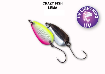 Блесна колеблющаяся Crazy Fish Lema 1.6 г