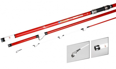 Спиннинг морской штекерный Mikado Surfcast Litore 420, 4,20м, 100-200гр Спиннинг морской штекерный Mikado Surfcast Litore 420, 4,20м, 100-200гр