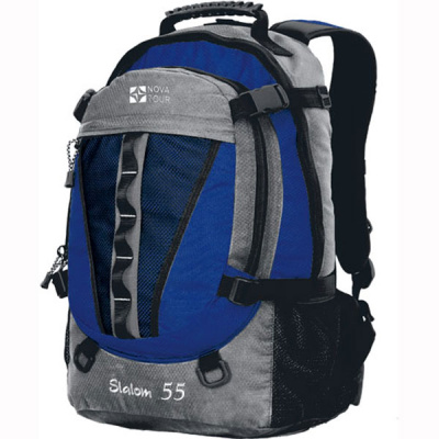 Рюкзак "Слалом 55" серый/электрик блю N Рюкзак "Слалом 55" серый/электрик блю N