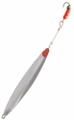 Блесна Пирс зимняя Снеток малый двухсторонняя с мухой на цепочке 2,4г Блесна Пирс зимняя Снеток малый двухсторонняя с мухой на цепочке 2,4г