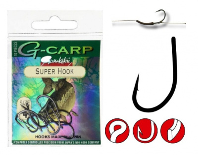 Крючки Gamakatsu G-Carp Super Hook, №4