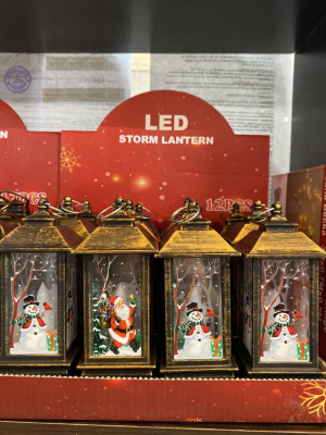 Фонарь светодиодный квадратный декоративный 216*165*135мм