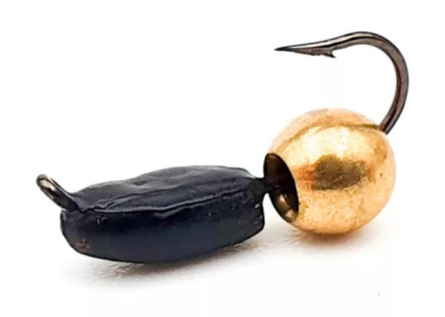 Мормышка Wolfram Нимфа d4,0 мм 1,1г с латунным шариком Мормышка Wolfram Нимфа d4,0 мм 1,1г с латунным шариком