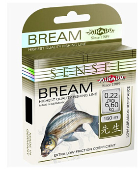 Леска Mikado Sensei Bream 150м (0.22mm)