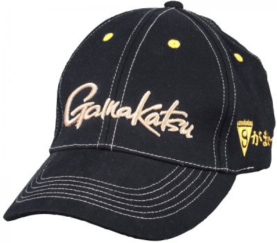 Кепка Gamakatsu Cap BK x Gold, (7020-032)