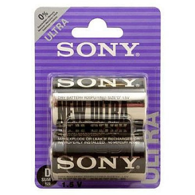 Батарейка SONY R20 BL2 New Ultra