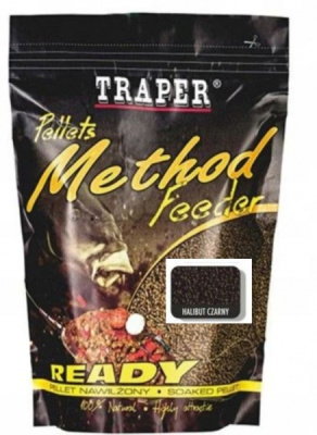 Пеллеты Traper Method Feeder Ready Halibut czerwony 2мм 500г Пеллеты Traper Method Feeder Ready Halibut czerwony 2мм 500г