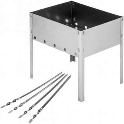 Мангал Helios Light сборный 300*240*300мм сталь 0,3мм 4 шампура