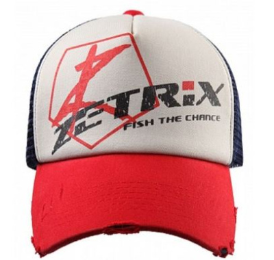 Бейсболка Zetrix Cap Red Beak/Nany Mesh синяя сетка с красным козырьком