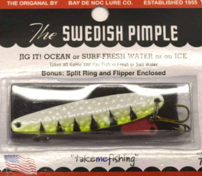 Блесна зимняя Swedish Pimple 60мм Блесна зимняя Swedish Pimple 60мм