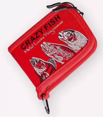 Кошелек для блесен Crazy Fish Spoon Case, Red 