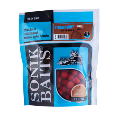 Бойлы Greenfishing тонущие, 20 мм, Strawberry (Клубника) Бойлы Greenfishing тонущие, 20 мм, Strawberry (Клубника)