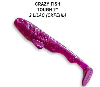 Приманка силиконовая Crazy Fish Tough 2" 5см  (71-50-2-6)