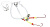 Система морская Jaxon Ledgering Rig 0,60/0,40мм 13см