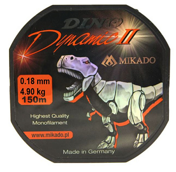 Леска Mikado Dino Dynamic II 150м (0.18mm)