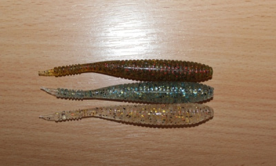 Приманка силиконовая Lucky John S-Shad , 3.8" 