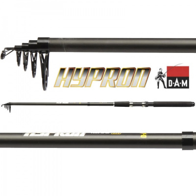 Удилище телескопическое с кольцами DAM Hypron Tele 3.50m 50-100g (2467350) Удилище телескопическое с кольцами DAM Hypron Tele 3.50m 50-100g (2467350)