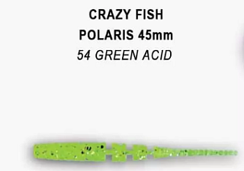 Приманка силиконовая Crazy Fish Polaris 1.8" 4,5см  (5-45-54-6)