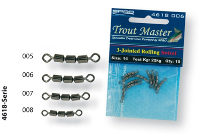 Вертлюг тройной Spro №16 Вертлюг тройной Spro №16