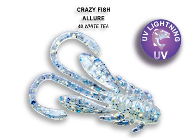 Приманка силиконовая Crazy Fish Allure 2'', 5.2см (6шт)
