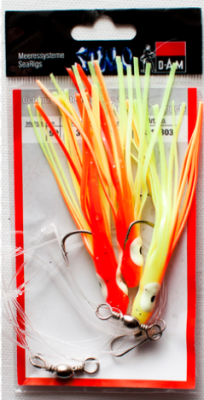 Октопус DAM Rig Orange 90cm 0.75mm №5/0¶