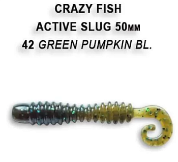Приманка силиконовая Crazy Fish Active Slug 2'' 5 см (29-50-42-6)