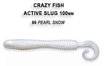 Приманка силиконовая Crazy Fish Active Slug 4" 10см (31-100-66-6)