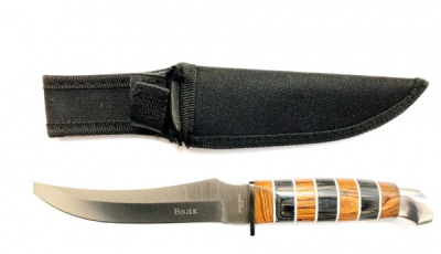 Нож нескладной большой Волк в чехле