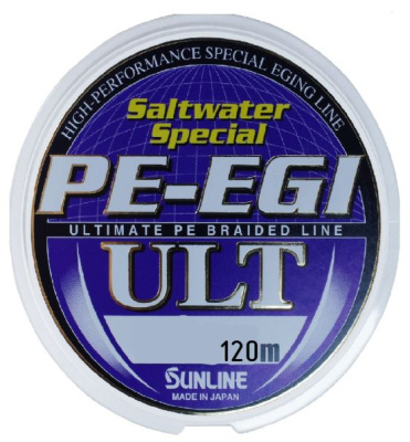 Плетеный шнур Sunline Salwater Special Pe-Egi Ult 120м