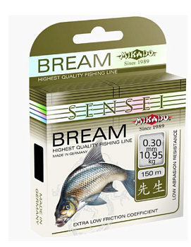 Леска Mikado Sensei Bream 150м (0.30mm)