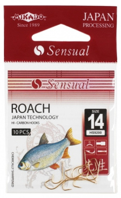 Крючки Mikado Sensual Roach, №16 NI (10шт) Крючки Mikado Sensual Roach, №16 NI (10шт)