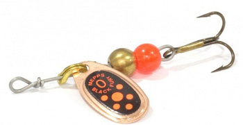 Блесна Mepps Black Fury (№2, Copper/Orange Dots, 4,5 г)