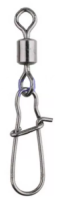 Вертлюг+карабин Mikado A3004, №2, роликовый (5шт) Вертлюг+карабин Mikado A3004, №2, роликовый (5шт)