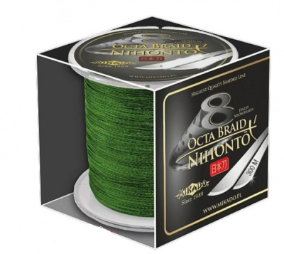 Плетеный шнур Mikado Nihonto Octa Braid Green 300м