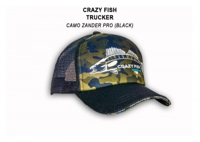 Кепка тракер Crazy Fish Camo Zander Pro bl