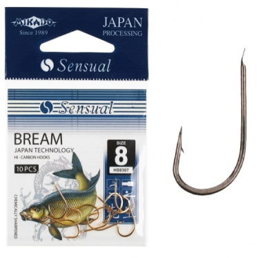 Крючки Mikado Sensual Bream, №14 BN (10шт) Крючки Mikado Sensual Bream, №14 BN (10шт)
