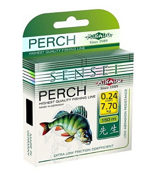 Леска Mikado Sensei Perch 150м (0.24mm)