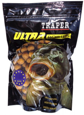 Бойлы Traper Ultra, 16mm, 500g, Banan Бойлы Traper Ultra, 16mm, 500g, Banan