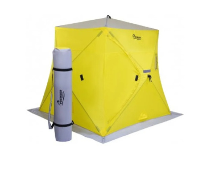 Палатка зимняя Premier Piramida 200*200см желтый/серый