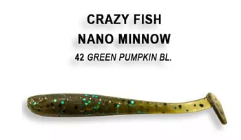 Приманка силиконовая Crazy Fish Nano Minnow 1.6' 4см  (6-40-42-6)