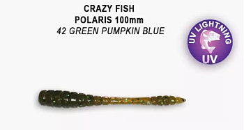 Приманка силиконовая Crazy Fish Tipsy 2" 5см  (9-50-42-6)