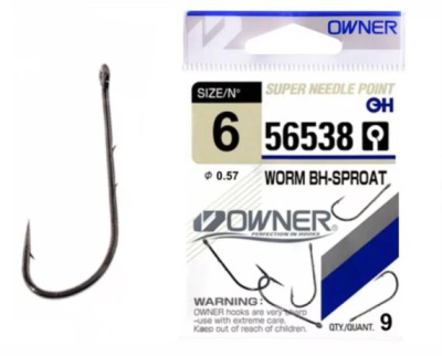 Крючки Owner 56538, №6 Крючки Owner 56538, №6