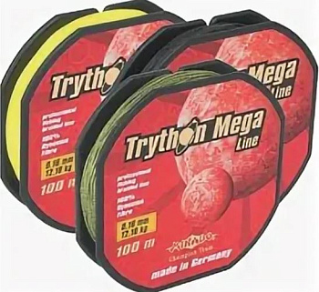 Плетеный шнур Mikado Trython Mega Line 100м (0.35mm, Black)