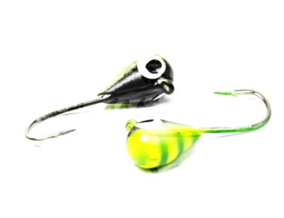 Мормышка Ладога вольфрамовая Конус с ушком покрашенная d4,0 мм №П-93