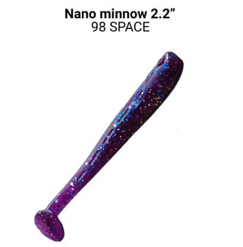 Приманка силиконовая Crazy Fish Nano Minnow 2.2' 5,5см (22-55-98-6)